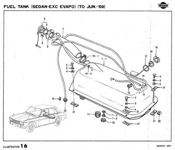 Datsun 510 Specs